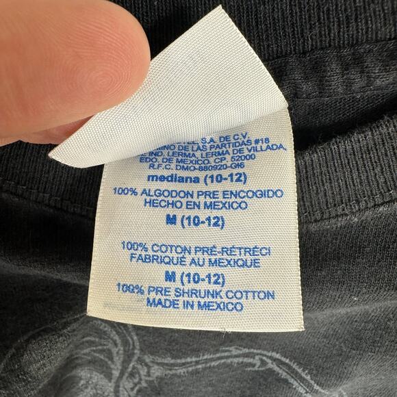 Vintage The Used Band Womens M Rare Black Rose Emo Screamo Metalcore Pop Punk - Picture 9 of 9